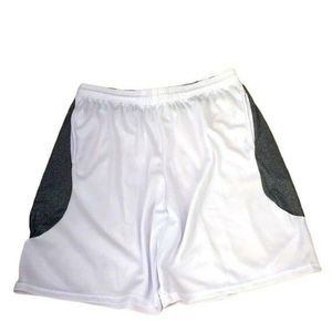 Zone Pro Men's White Basketball Gym Running Athletic Shorts Size Medium‎